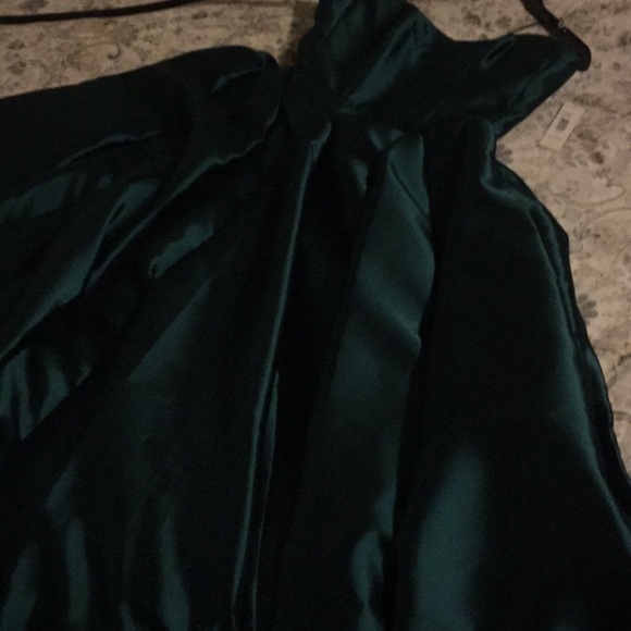 Badgley-Mischka Ball Gown Forest Green - Picture 1 of 5